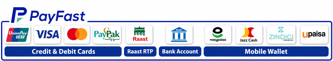 PayFast supported payment methods